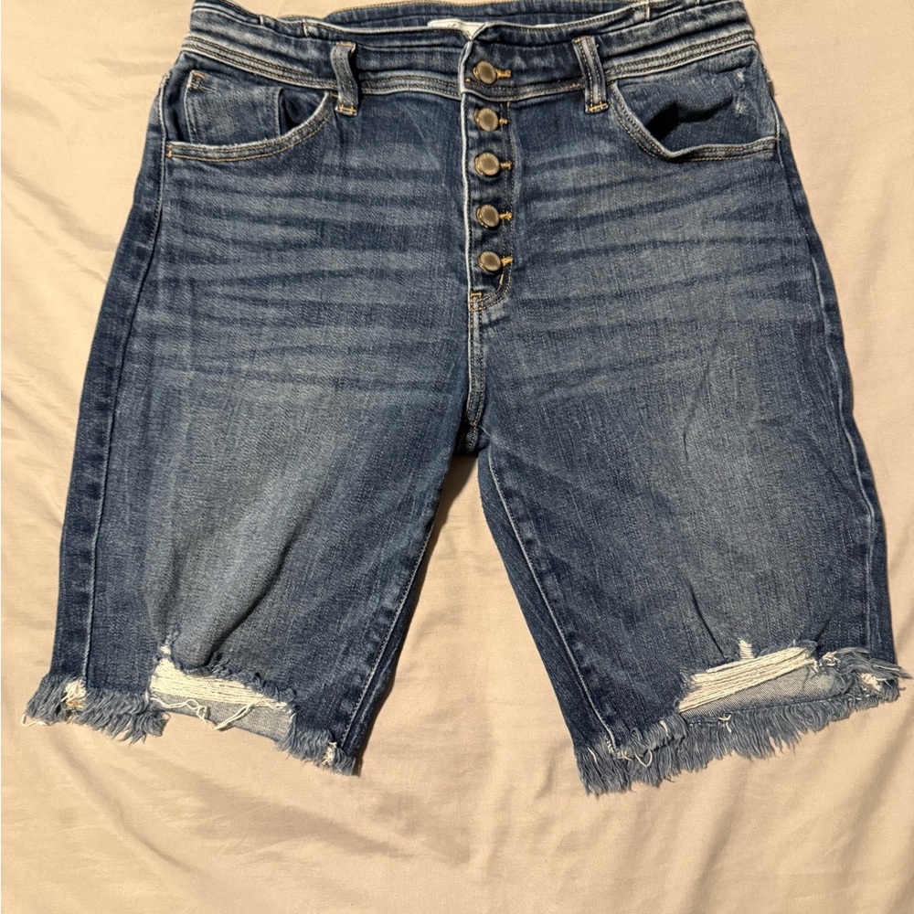 KanCan High Rise Denim Shorts